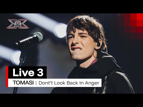 TOMASI canta "Don't Look Back in Anger" degli Oasis | X Factor 2025 Live 3