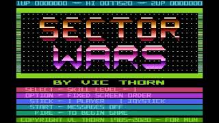 SECTOR WARS  ATARI 800 XL !!! A 2020 PUBLISHED GAME
