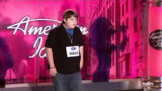 Jacee Badeaux Audition Sittin&#39; on Dock Of The Bay American Idol 10
