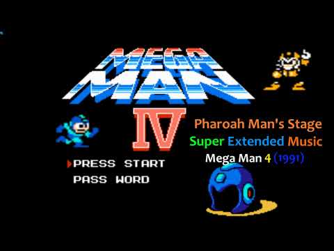 Mega Man 4 (NES) - Pharoah Man Stage Music (Mega Extended!!)