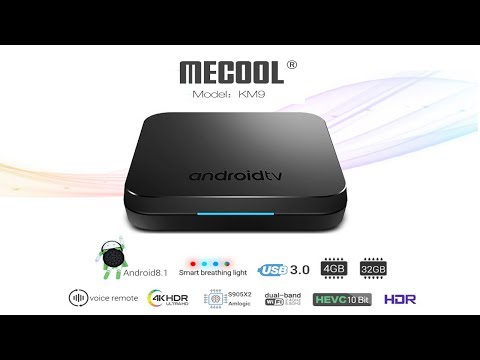 Mecool KM9 Android TV Box | Amlogic S905X2 USB3 Smart 4K TV Box 2.4G/5G Dual WIFI Android TV Box