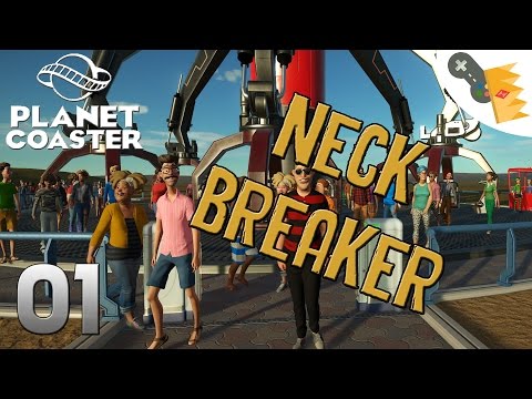 Planet Coaster Gameplay 01 - DER NECK-BREAKER [Let´s Play][Deutsch][German]
