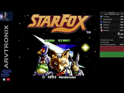 Star Fox SNES Speed Run 13:12