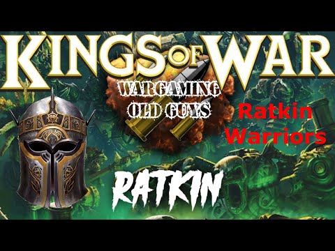 Kings of War Ratkin Warriors sprue look see