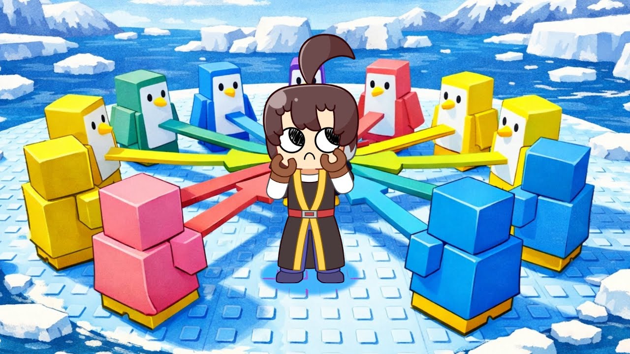 進む方向が見えないペンギンになってロブロックスをしたら…【Roblox】