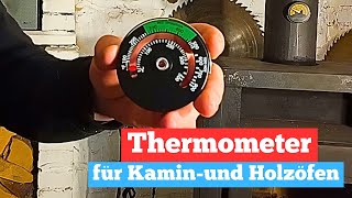 Thermometer für Kaminofen und Holzöfen