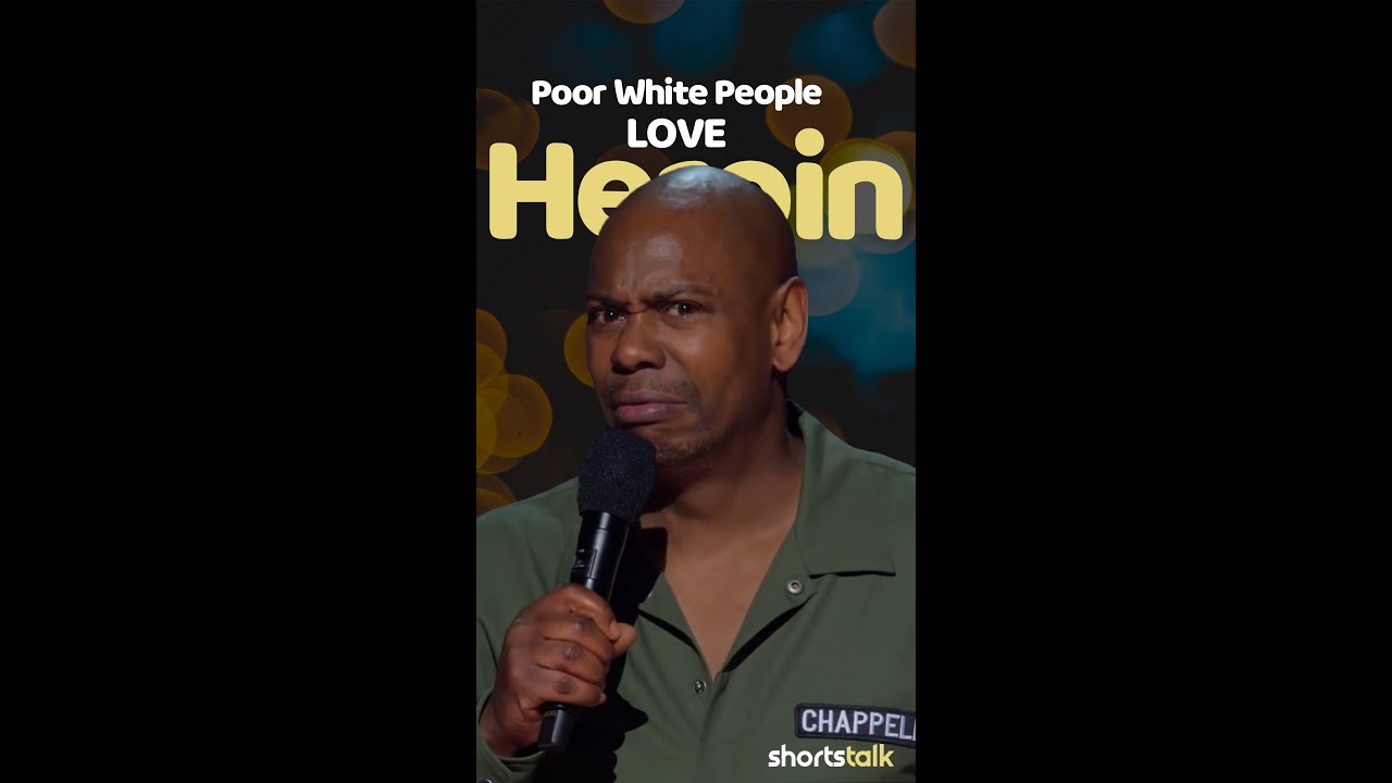DAVE CHAPELLE Poor White People LOVES Heroine 😂 #shorts