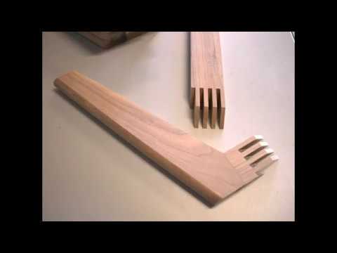Angled Finger Joint Demonstration. Joinery, Furniture Making, Woodwork, Australian Made