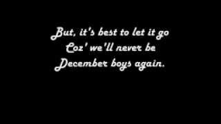 December Boys Lyrics   Peter Cincotti