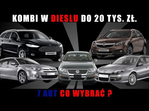 Kombi w Dieslu do 20 tys. zł. - PASSAT vs MONDEO vs INSIGNIA vs LAGUNA i inne