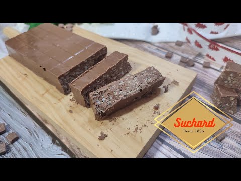 TURRÓN DE CHOCOLATE, estilo Suchard, es un vicio...con Mambo!!