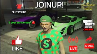 PS4 LIVE GTA ONLINE LSCM BUY/SELL MEET/JOINUP/CHILL!!! *2 yr anniv/LETS HIT 500!!*