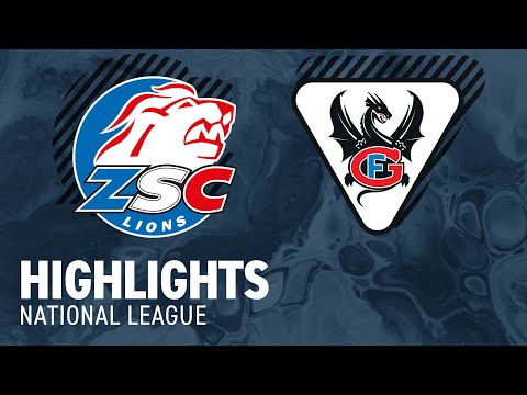 ZSC Lions vs. Fribourg 3:2 nV - Highlights National League