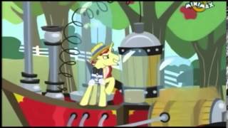 Kadr z teledysku Flim Flam braća [The Flim Flam Bros Song] (Minimax version) tekst piosenki My Little Pony: Friendship Is Magic (OST)