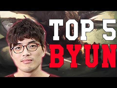 STARCRAFT 2 TOP 5 PLAYS - ByuN #1