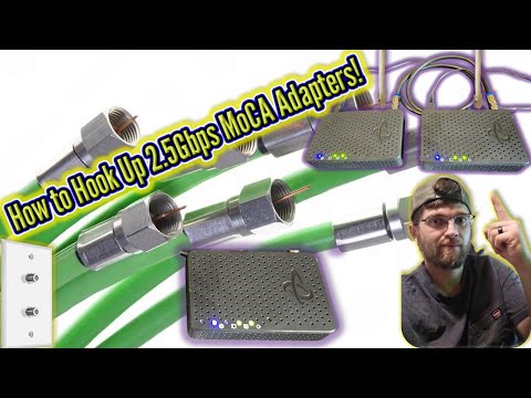 How to Hook Up 2.5Gbps MoCA Adapters for Blazing Fast Internet!