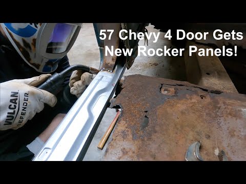 57 Chevy 4 Door Sedan Rocker Panel Replacement