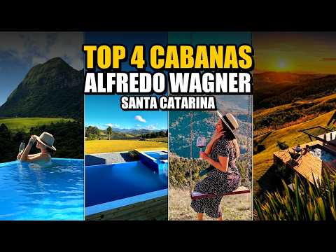 Top 4 Cabanas inesquecíveis em Alfredo Wagner, Santa Catarina, Brasil