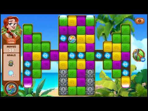 Lost Island Blast Adventure Level 1986 - NO BOOSTERS 🏝️ | SKILLGAMING ✔️