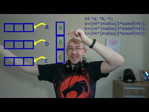 Ponteiro para ponteiros (Parte 2): matrizes.