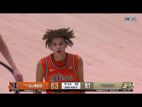Keaton Wagler Scores 40 PTS in Mackey Arena vs. Purdue | Illinois Men's Basketball