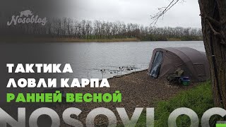 Карп ранней весной на червей
