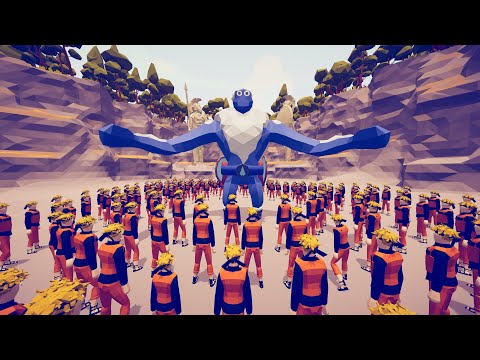 NARUTO UZUMAKI VS UNITS IN TABS | Totally Accurate Battle Simulator