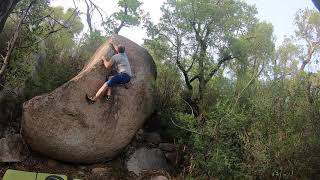 Video thumbnail of L'Aresta del foc, 6a. La Jonquera