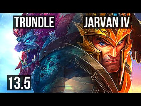 TRUNDLE vs J4 (JNG) | 7/2/6, Rank 14 Trundle | KR Challenger | 13.5
