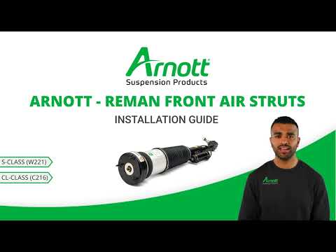 Thumbnail for Arnott Reman Front Air Struts installation video for Mercedes-Benz S & CL-Class (W221/C216) by Mercedes-Benz CL-Class (C216)