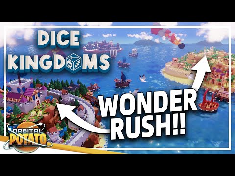 WILD Wonder Game!! (HUGE GAME!) - Dice Kingdoms - Resource Management Combat City Builder