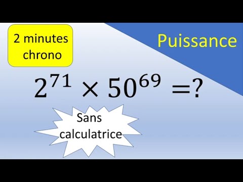 Le résultat est ?(Un petit calcul de puissances)