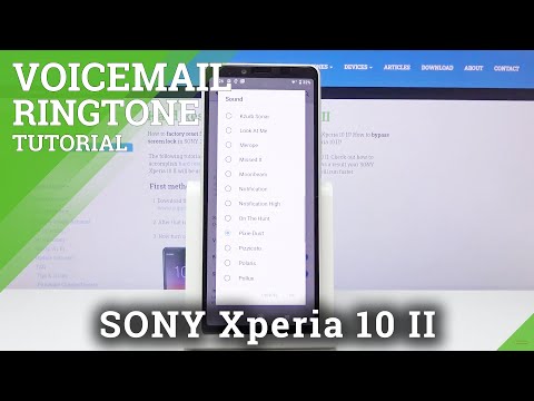 How to Change Voice Mail Sounds in SONY Xperia 10 II – Customize Voicemail Mail Sounds