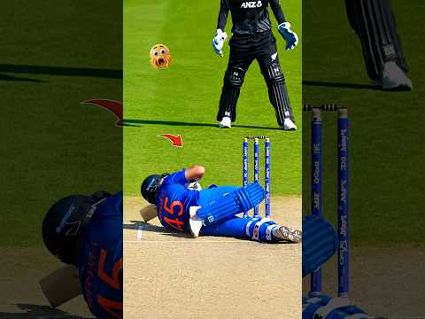 Wait... Batsman Hit a Six While Falling 🤯🏏 #shorts
