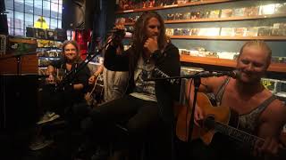 DYNAZTY - BREATHE WITH ME (acoustic) live at Sound Pollution Store/Stockholm/29-09-19