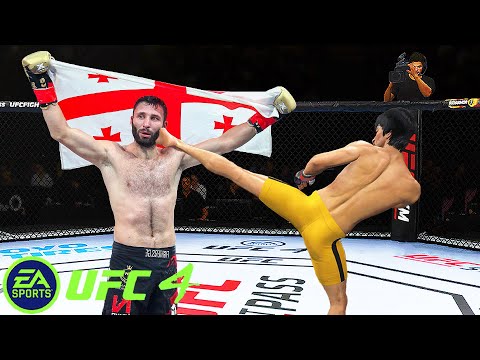 UFC4 Bruce Lee vs Davit Kiria EA Sports UFC 4 - Epic Fight