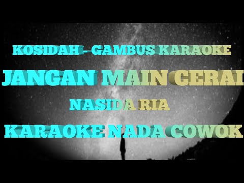 JANGAN MAIN CERAI - KARAOKE NADA COWOK KORG PA 700