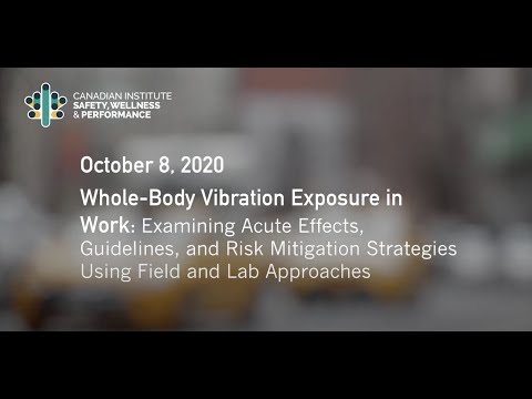 
<span>Whole-Body Vibration Exposure in Work: Acute Effects, Guidelines, and Risk Mitigation Strategies</span>
