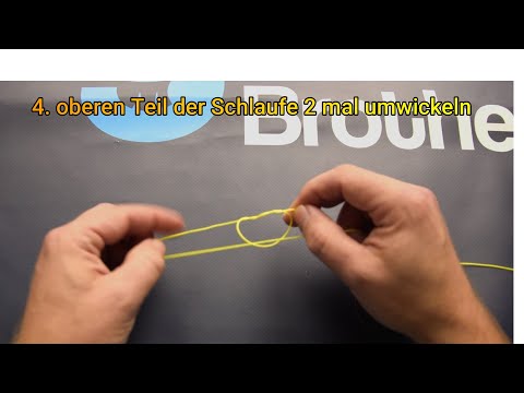 Der Turle - Knoten - für das Fliegenfischen auf dem Meer