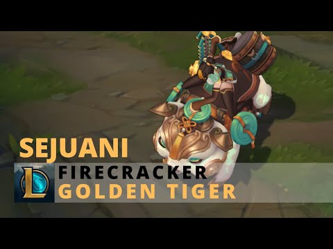 Firecracker Sejuani Golden Tiger Event Chroma - League of Legends