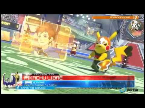 Paper the Dragon vs Hotdogknight! - Pokken at Portal Thursdays 6/2/16