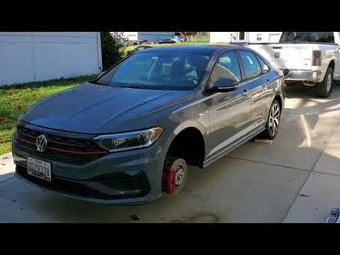 How to install front 034 Dynamic+ sport springs -  MK7 VW 2019 GLI GTI MQB