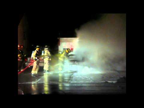 Cleveland Hill FD Car Fire Near Structure - Redwood dr