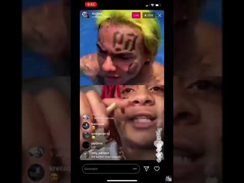 6ix9ine Vs Trippie Red Instagram Live Fight!