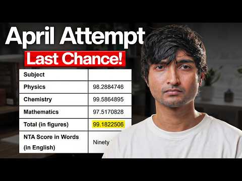 Wasted 1st Attempt? - Honest Guide for JEE 2026 April Attempt