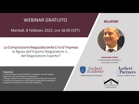 Webinar: Negotiated Resolution of Corporate Crisis