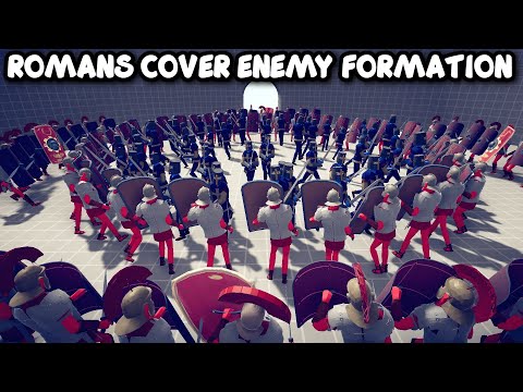ROMANS COVER ENEMY FORMATION Vs EVERY UNITS - TABS - Totally Accurate Battle Simulator