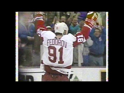 91 Minutes of Sergei Fedorov's Best Goals & Assists (Regular Season - Detroit Red Wings)
