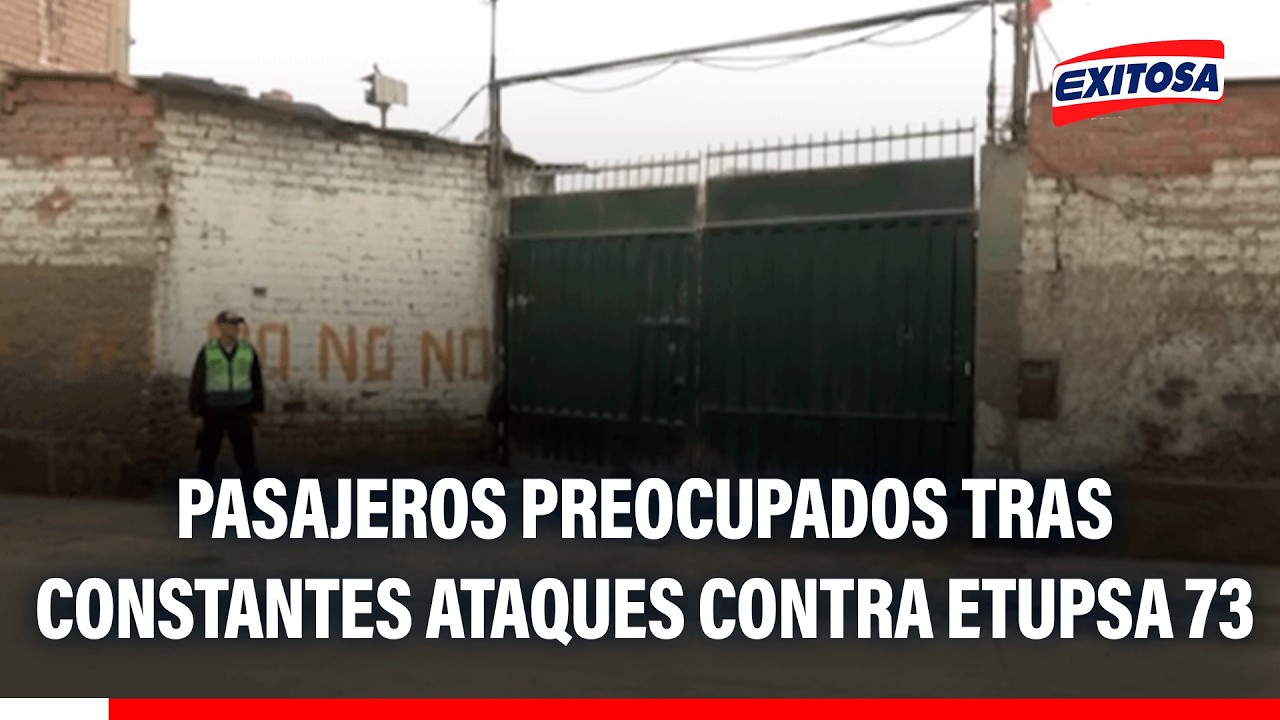 🔴🔵 Etupsa 73 paraliza servicio por tercer día tras ataque armado a su patio de maniobras