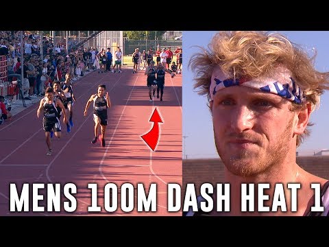 LOGAN PAUL pulls hamstring and loses $100,000 in Mens 100m Dash